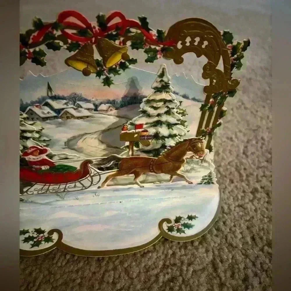 Vintage Hallmark Christmas Card - Picture 6 of 8